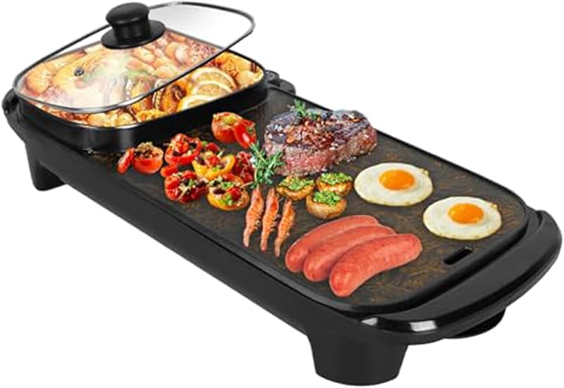 iMounTEK Smokeless Non Stick Independent Temperature